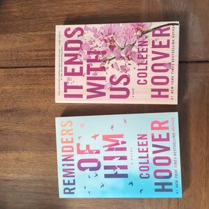 Reminders of Him & It Ends with Us Books- Colleen Hover - Never Read